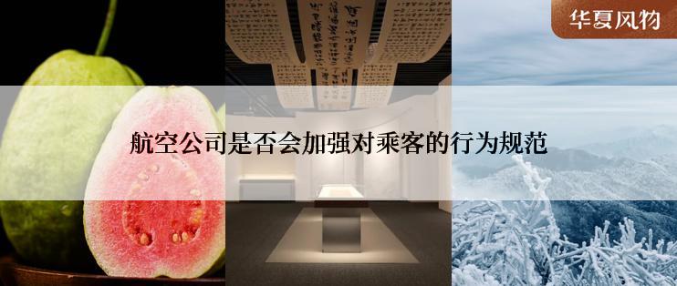 航空公司是否会加强对乘客的行为规范