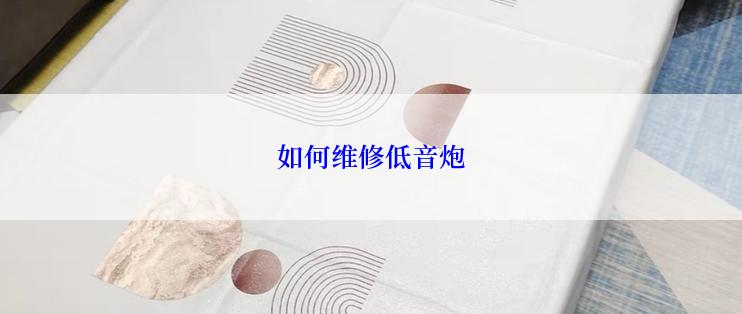如何维修低音炮