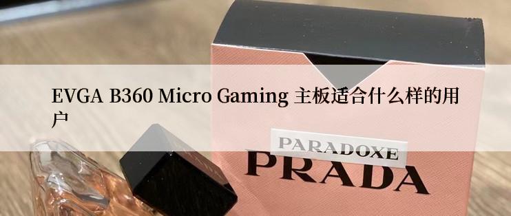 EVGA B360 Micro Gaming 主板适合什么样的用户