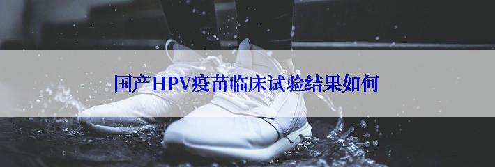 国产HPV疫苗临床试验结果如何