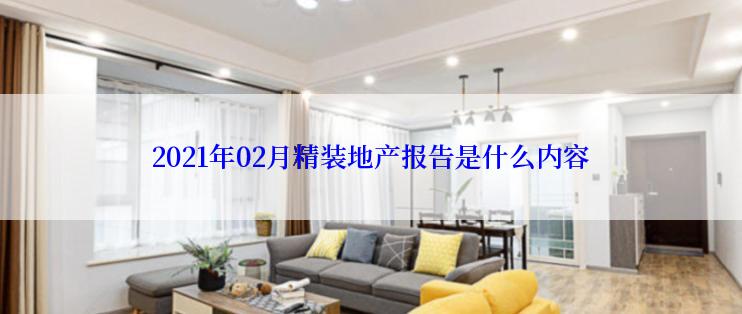 2021年02月精装地产报告是什么内容