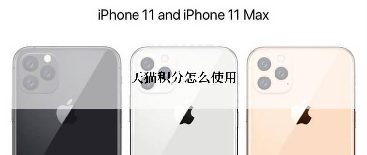 天猫积分怎么使用