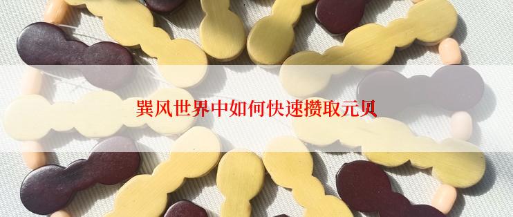 巽风世界中如何快速攒取元贝