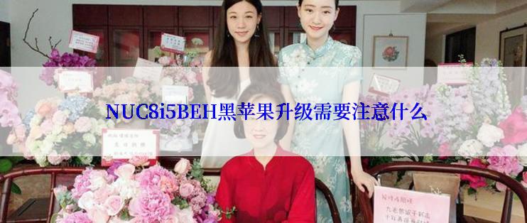  NUC8i5BEH黑苹果升级需要注意什么