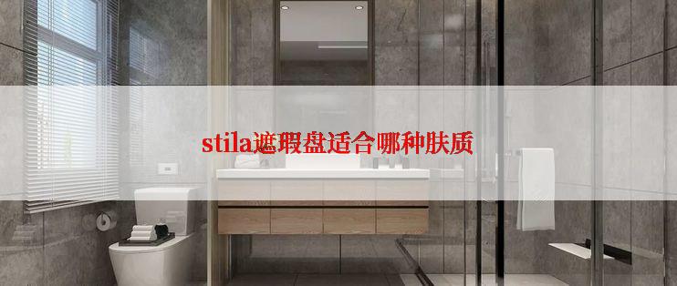 stila遮瑕盘适合哪种肤质