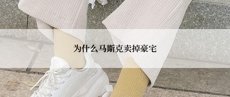 为什么马斯克卖掉豪宅