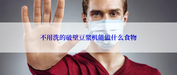 不用洗的破壁豆浆机能做什么食物