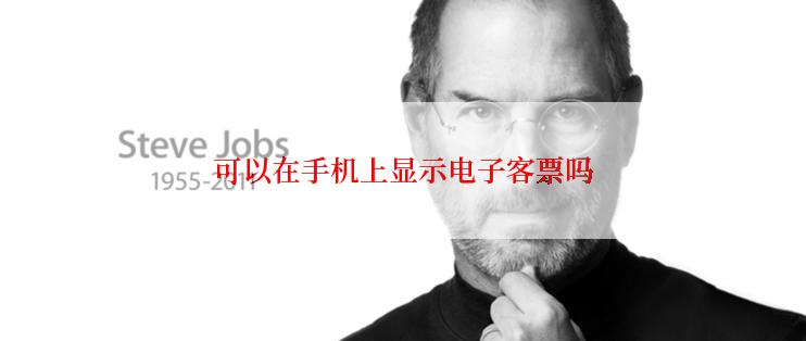 可以在手机上显示电子客票吗