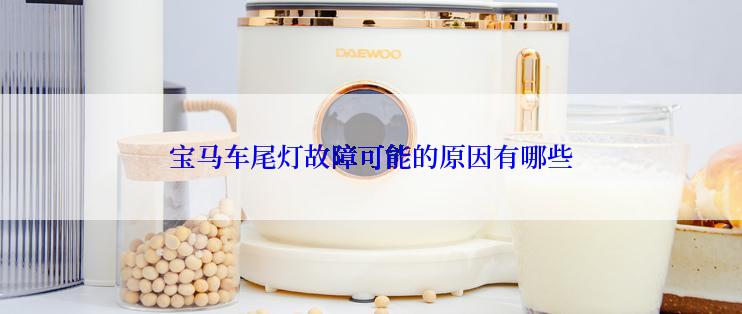 宝马车尾灯故障可能的原因有哪些