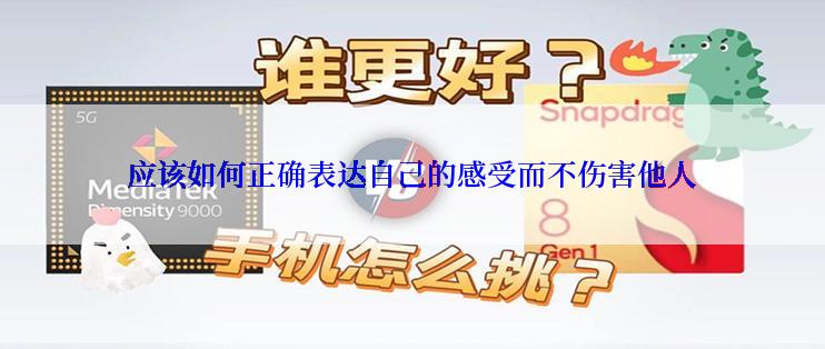 应该如何正确表达自己的感受而不伤害他人
