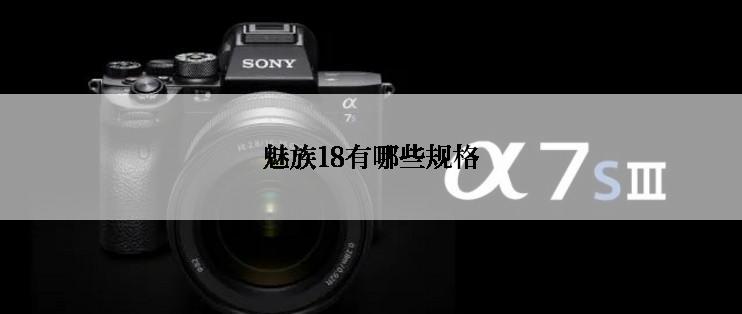 魅族18有哪些规格