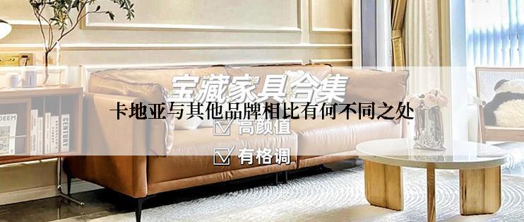 卡地亚与其他品牌相比有何不同之处