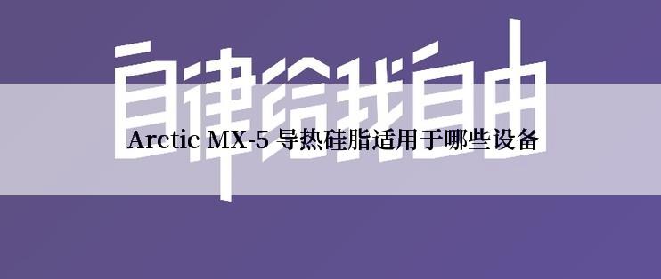  Arctic MX-5 导热硅脂适用于哪些设备