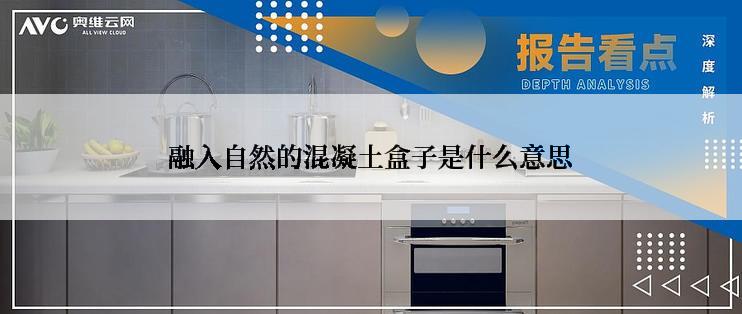 融入自然的混凝土盒子是什么意思