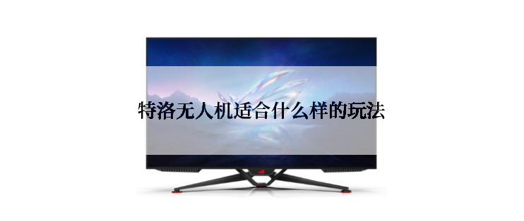 特洛无人机适合什么样的玩法