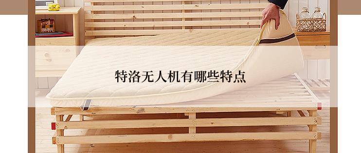 特洛无人机有哪些特点