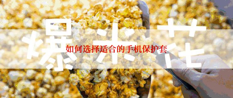 如何选择适合的手机保护套