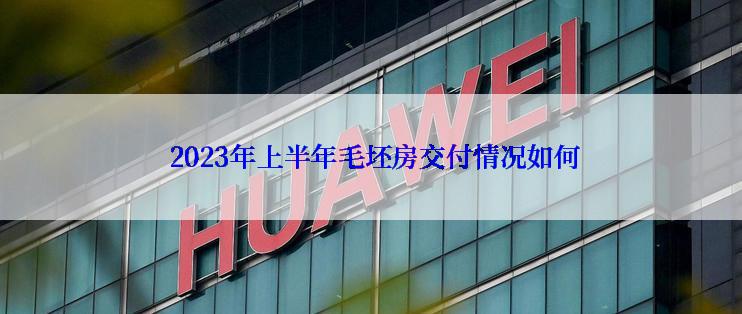  2023年上半年毛坯房交付情况如何