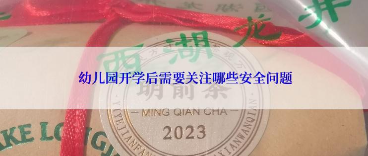  幼儿园开学后需要关注哪些安全问题