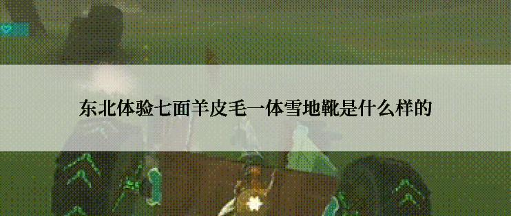 东北体验七面羊皮毛一体雪地靴是什么样的