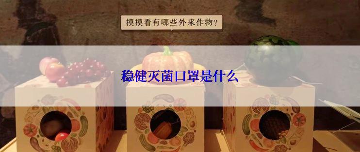 稳健灭菌口罩是什么