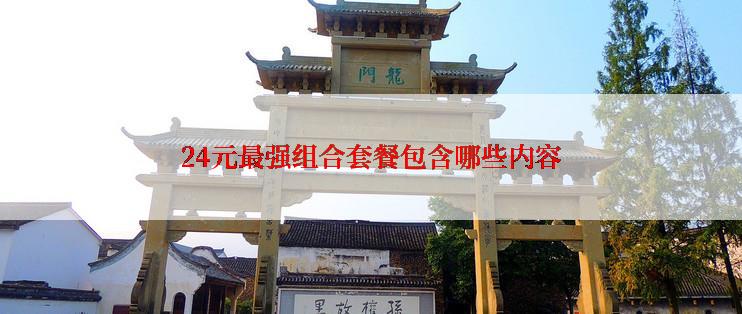 24元最强组合套餐包含哪些内容