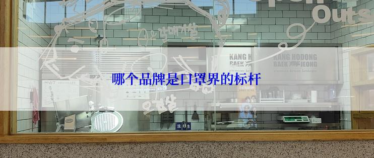 哪个品牌是口罩界的标杆