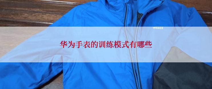 华为手表的训练模式有哪些