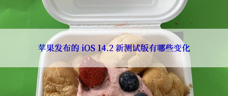 苹果发布的 iOS 14.2 新测试版有哪些变化