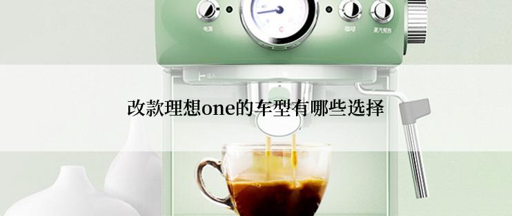 改款理想one的车型有哪些选择
