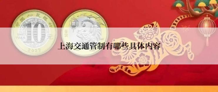 上海交通管制有哪些具体内容