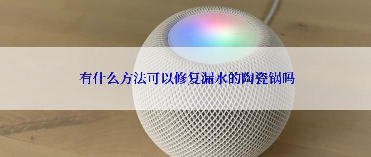  有什么方法可以修复漏水的陶瓷锅吗