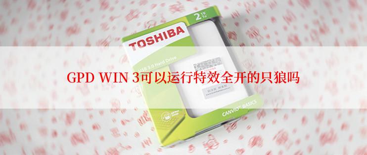 GPD WIN 3可以运行特效全开的只狼吗