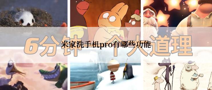 米家洗手机pro有哪些功能