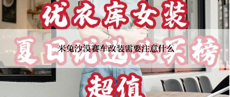  米兔沙漠赛车改装需要注意什么