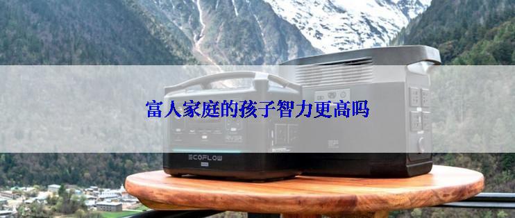 富人家庭的孩子智力更高吗