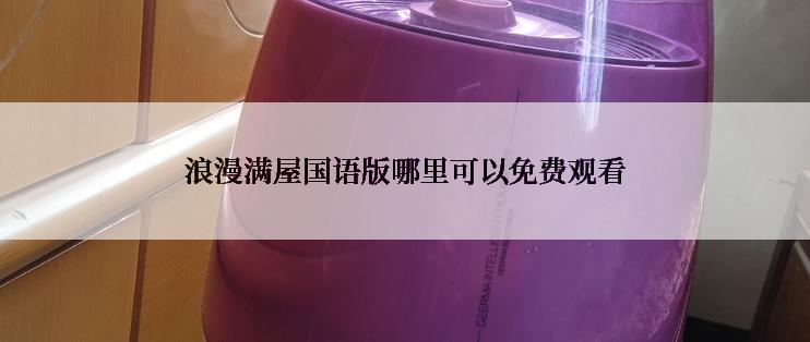 浪漫满屋国语版哪里可以免费观看