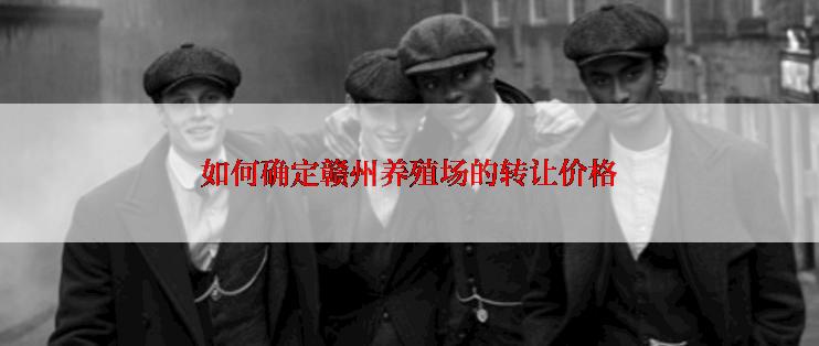 如何确定赣州养殖场的转让价格