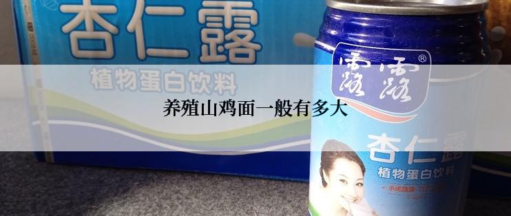养殖山鸡面一般有多大