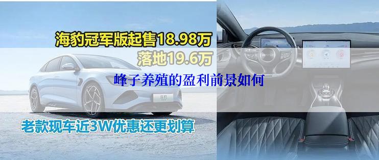 峰子养殖的盈利前景如何