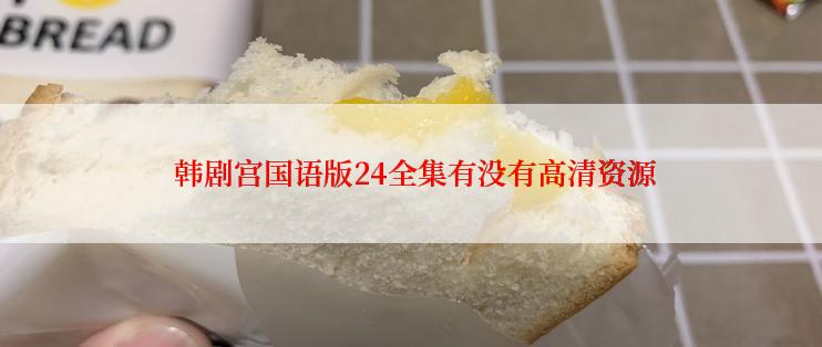  韩剧宫国语版24全集有没有高清资源