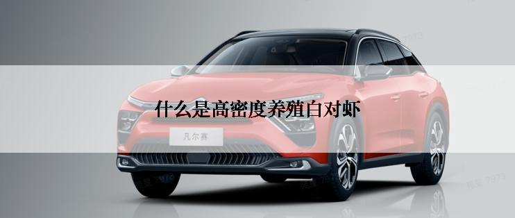 什么是高密度养殖白对虾