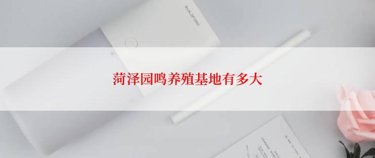 菏泽园鸣养殖基地有多大