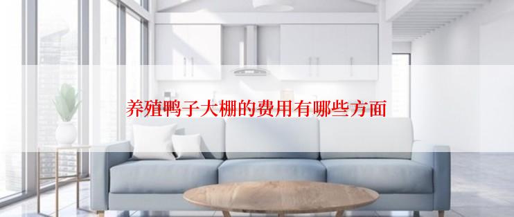 养殖鸭子大棚的费用有哪些方面