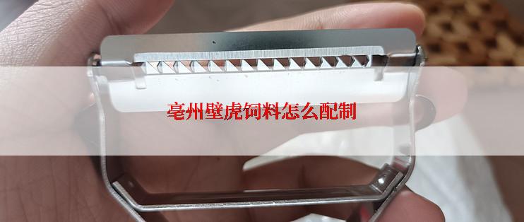 亳州壁虎饲料怎么配制