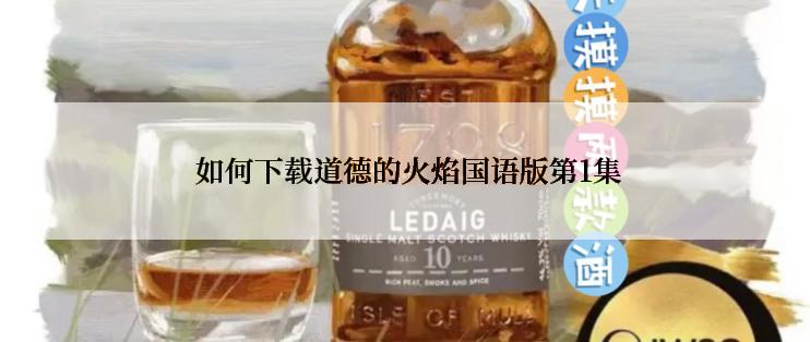  如何下载道德的火焰国语版第1集