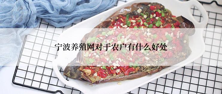 宁波养殖网对于农户有什么好处