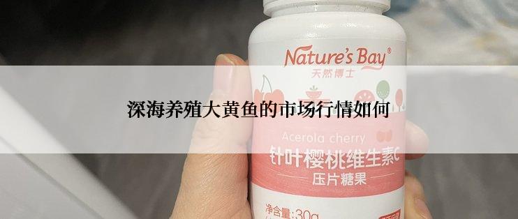 深海养殖大黄鱼的市场行情如何