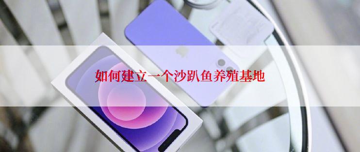 如何建立一个沙趴鱼养殖基地