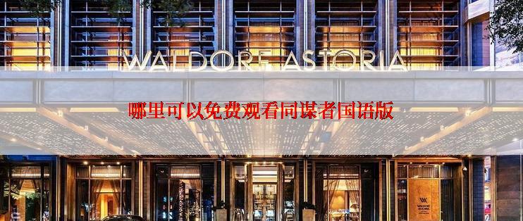 哪里可以免费观看同谋者国语版